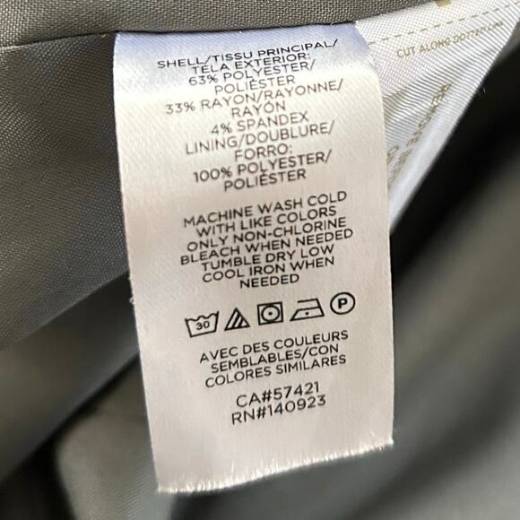 Double Breasted Blazer Jacket Office Academia Preppy Women Plaid Black Size 8 - Picture 6 of 7